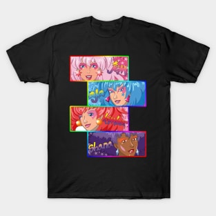 retro face style - jem and the hologram T-Shirt